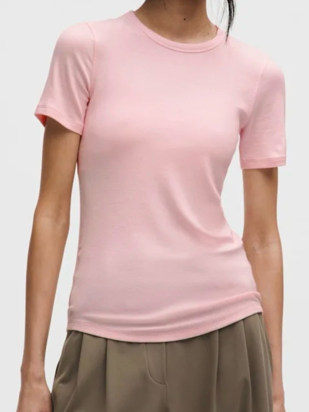 LULULEMON HOLT TIGH SHORT SLEEVE.SIZE 12